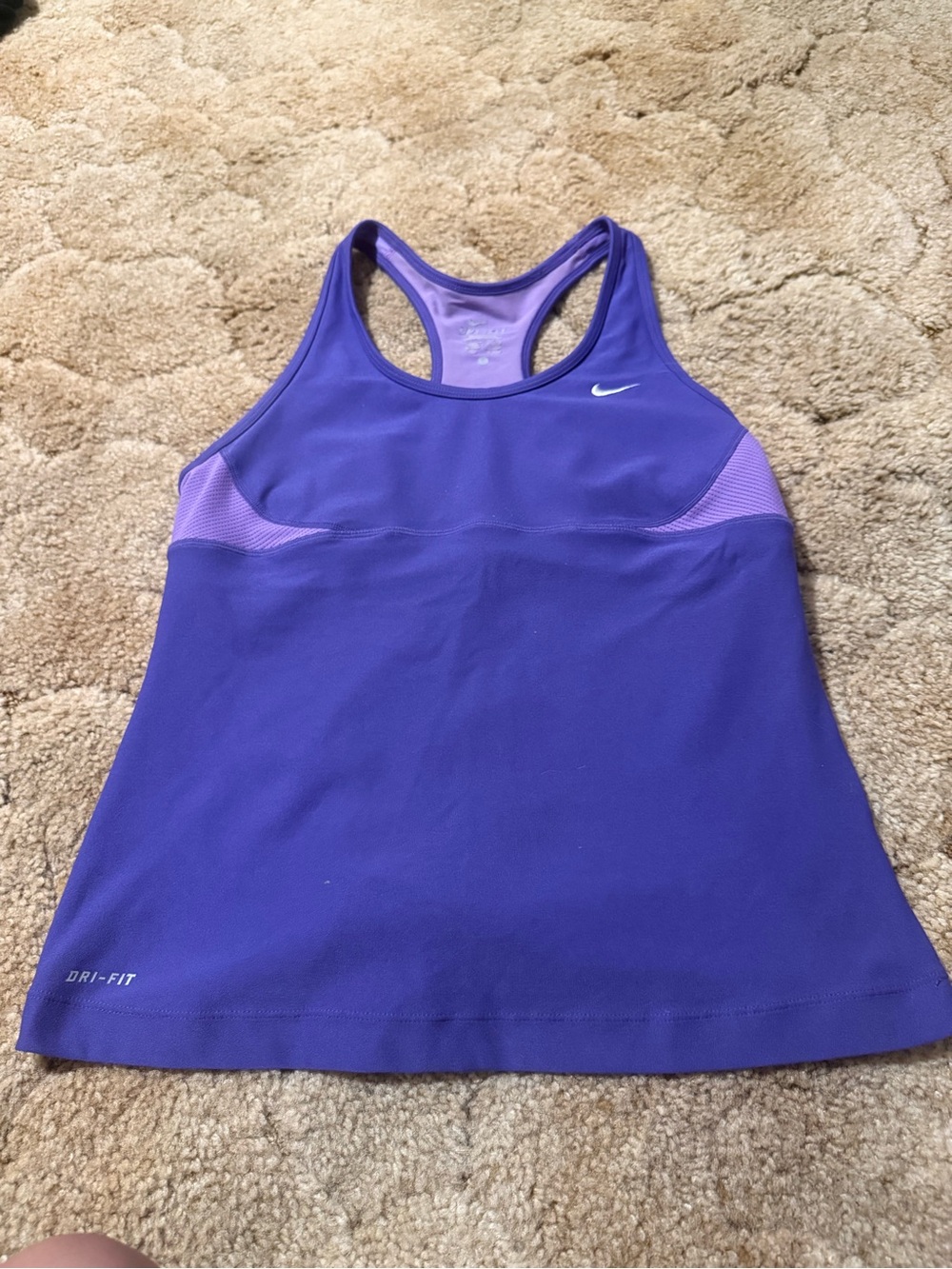 Nike Purple Dri-FIT Racerback Tank Top